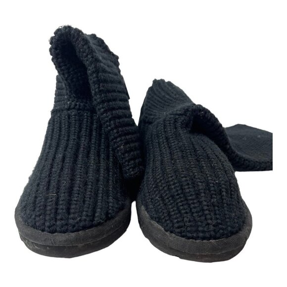 UGG Black 2 Button Knit Classic Cardy Sweater Boots Size 5 - Picture 5 of 8